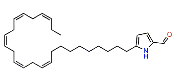 5-(10Z,13Z,16Z,19Z,22Z-Pentacosapentaenyl)-1H-pyrrole-2-carboxaldehyde